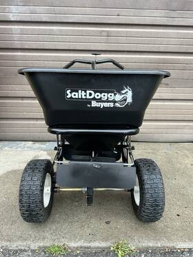 Wb155bg Buyers Saltdogg Powder Coated Steel Frame Walk Behind Broadcast Salt Spreader