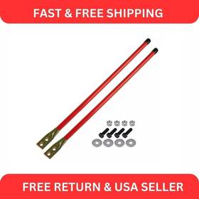Gp2005pg102hh Caltric Snow Plow Blade Guide Markers 24 Inch Bolt On For Western 62595 Orange