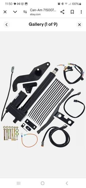 715009241 Can-am New Pro-mount Plow Angling System -