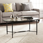 Ck360000tx Sei Quinton Oval Cocktail Table Black