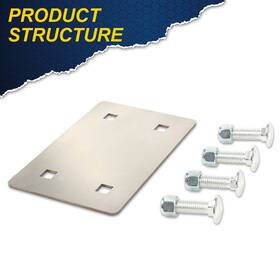 Cnnell0912-272 Cnnell New Fit For Saltdogg Snowex Vibrator Mount Plate 80lb 200lb Tailgate Spreader