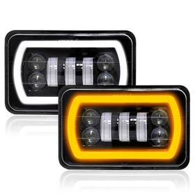 T001d-zq-122 Colight 4x6 Inch Led Headlights Drl Hi/lo Sealed Beam For Blizzard Snowplow Snow Plow 680lt