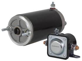 Componentsplus 686696446720 Snow Plow Angle Pump Motor And Solenoid Meyer E47 Electro Touch Fits 46-2001