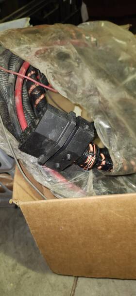 1tbp51e Curtis Snopro 3000 Single Plug Vehicle Side Wiring Harness Old Style