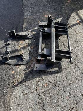 1fk3b Curtis Sno-pro 1fk24 Hitch-n-run Snow Plow Mount 99-02 Chevy/gmc 2500 3500 3000