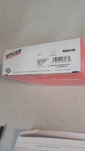 W20hh100 Dana Spicer New Oem Rear Wheel Seal