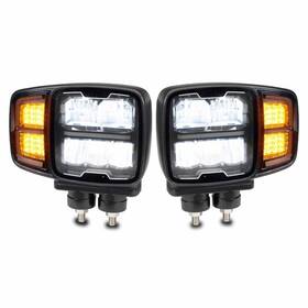 Federal Signal 604586836116 Icon Series Snow Plow Lights Icsspl-p A Pair
