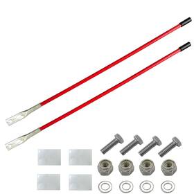 Tg472432 Finalawolf Snow Plow Blade Markers Guides Kit 304 Stainless Steel Joint 27ftft Upgraded Th