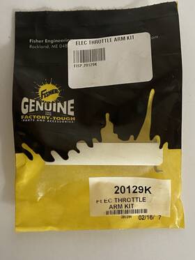20129k Fisher Electronic Throttle Arm Kit Oem Snow Plow Linkage New