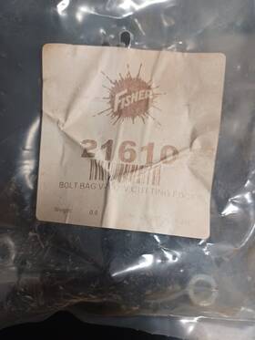 21610 Fisher Oem Bolt Kit For V-plow Cutting Edge