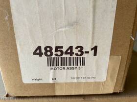 48543-1 Fisher Snow Plow Motor Assy 3 Inch
