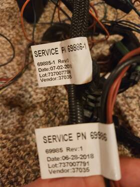69986-1 Fisher 69886 69986 Wiring Harnesses For Dodge And