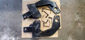 7128-1 Fisher Snowplow Truck Side Frame Mounts 2007-2019 Sierra Silverado
