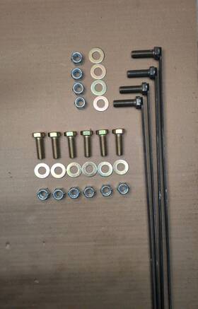 7174-64487 Fisher 7174 Snow Plow Mount Bolt Kit Minute 2 Ii 64487 2004-2008 Ford F150 4x4