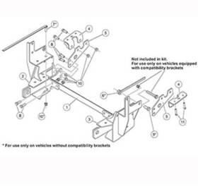 7197-1 Fisher Minute Mount Mm 10-18 Dodge Ram 2500 3500 Snow Plow