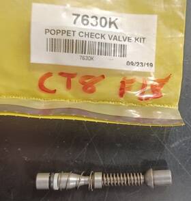 7630k Fisher Oem Poppet Check Valve Kit