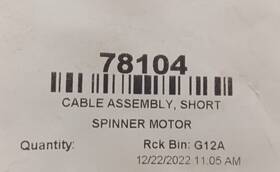 78104 Fisher Oem Wiring Cable Assembly For Non Fleet Flex Models