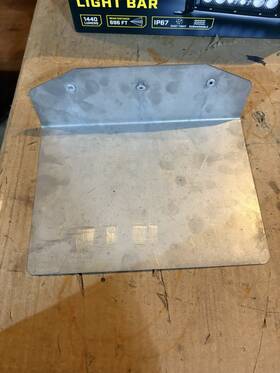78132 Fisher Salt Spreader Rear Chain Guard