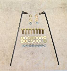 83874-22314 Fisher 77107 Snow Plow Mount Bolt Kit 83874 Minute 2019 Chevy/gmc 1500