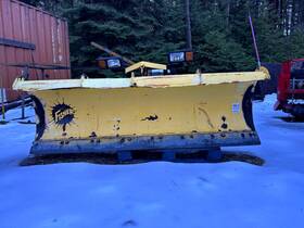 85285 Fisher Snow Plow Great Condition Slight Amount Of Rust. 90 In Wd
