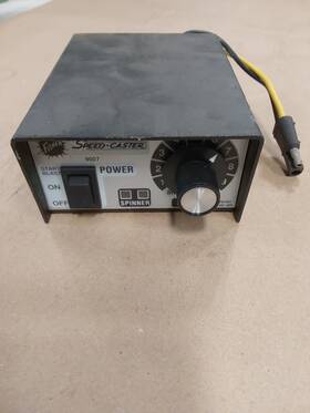 9027 Fisher Controller Salt Box Spreader Variable Speed Blaster Caster