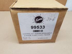 99533 Fisher Oem Dual Knob Controller Fleet Flex Salt Spreader Poly-caster Steel