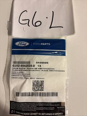 Gj5z9942528d Ford Oem 17-18 Escape Lift Gate-emblem Badge Nameplate