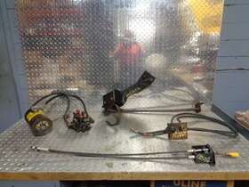 587.fd8976 Ford Truck 76 F600 Fisher Plow Pump And Valve