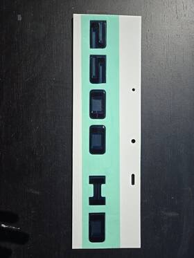 84358804 Gm Genuine Parts New Old Stock 2500 Hd Door Emblem/nameplate Part #84358804
