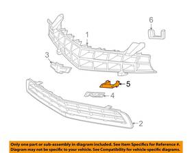 92225407 Gm Oem 10-13 Camaro Grille Components-nameplate Bracket
