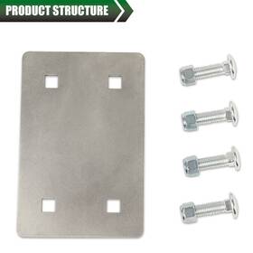 Gone0715-15 Goneparts New Fit For Saltdogg Snowex Vibrator Mount Plate Tailgate Spreader 80lb 200lb