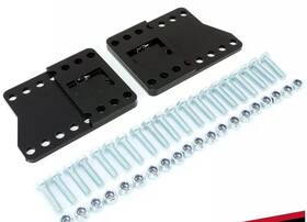 Bap11220 Hecasa Universal Snowplow Part Mount Drop Brackets Steel Lift Extension Kit