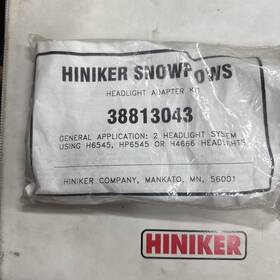 38813043 Hiniker Snowplow Headlight Adapter Kit Chevy - Dodge