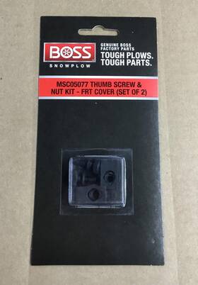 Msc05077 Hugo Boss Plow Thumb Screwnut Kit - Front Cover Screw Set Of 2