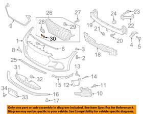 86311f2500 Hyundai Oem Elantra Front Bumper Grille Grill-emblem Badge Nameplate