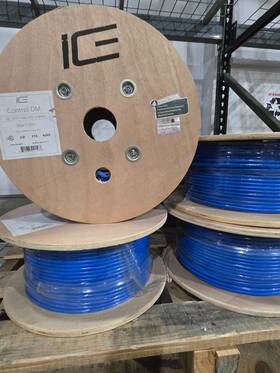Ice 811885021567 Control Dm Shielded Cat5e/6 500ft Spool - Blue Control-dm