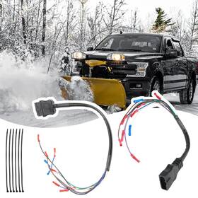 22335 Kasturrboo 49308 22336 49317 2 Pack 9 Pin Truck And Plow Side Repair Harness Compatible With Western