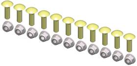 Kfi Products 748252673794 Hk-410 Wear Bar Hardware Kit