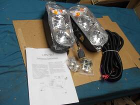 Bik-et-058 Kuafu Universal Snow Plow Light Headlight Kit Halogen For Boss Western Meyer Blizzard