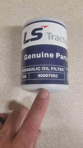 40007563 Ls Tractor New Genuine Hydrostat Hydraulic Oil Filter Part #