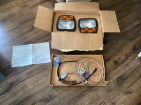 07855-07856 Meyer Nos New Oem Snow Plow Lights Old Stock 07855 Kit With Switch Free Ship
