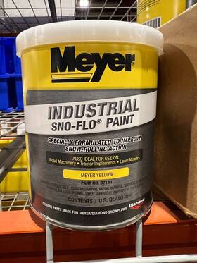 07181 Meyer 08755 1 Quart Of Snow Plow Yellow Paint Sno-flo Blade