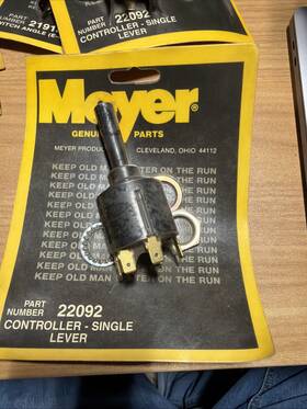 22092-22092-c Meyer Genuine Parts Products 22092 Controller Single Lever Plows And Accessorie