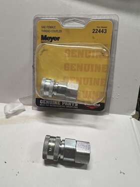 22443 Meyer Sae Female Thread Coupler New Genuine Parts