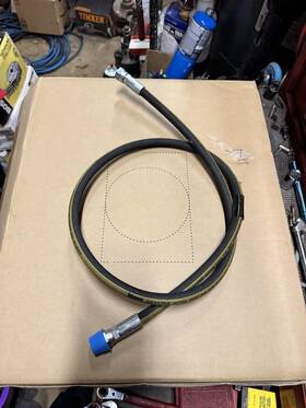 22885 Meyer 22884 Genuine Oem Snowplow Hydraulic Hose 1/4x54 Female Orf Swivel E72