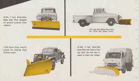 3-112 Meyers Snow Plows Meyer For Ford Chevy Dodge Jeep 2 Page Dealer Ad Brochure 1960