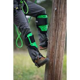 41185 Notch Gecko Steel Climbers With Pole Gaffs Spurs Linemand Utility Open Box
