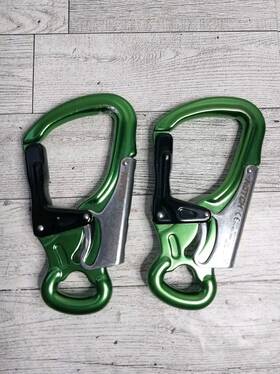 41413 Notch Lot Of 2 Speedline Snaphook 33kn Aluminum Double Action