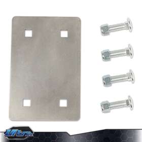 02vma0001asl Pit66 80 Lb 200 Tailgate Spreader 1 1/2 Inch Bolts New Vibrator Mount Plate Sliver