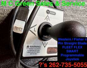 2627355055 Plowcontroller.com 35600 #2627355055 1 Smart Joystick Western Straight Blade Snow Plow Controller 4 Pin Ff Programmable
